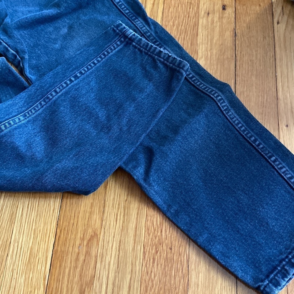 Black / blue denim washed true vintage Calvin Klein jeans size 5 EUC. - Picture 4 of 10